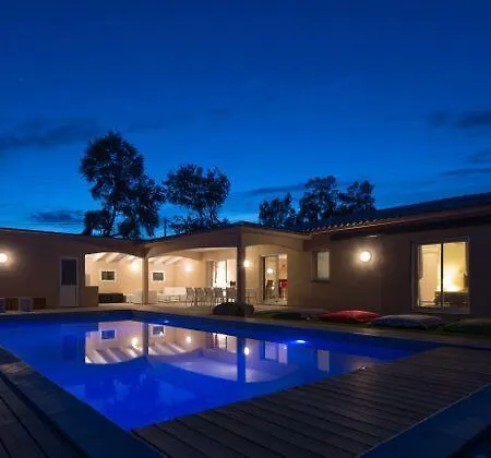 Poggio Rosso - Pool-house & Piscine Chauffee فيلة