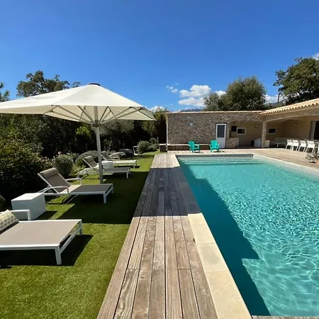 فيلة Poggio Rosso - Pool-house & Piscine Chauffee سانت لوسي دي بورتو فيشيو