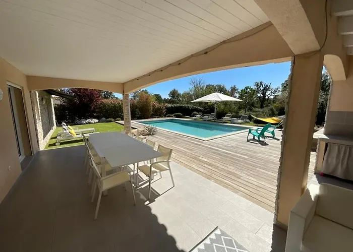 Poggio Rosso - Pool-house & Piscine Chauffee * Sainte-Lucie de Porto-Vecchio