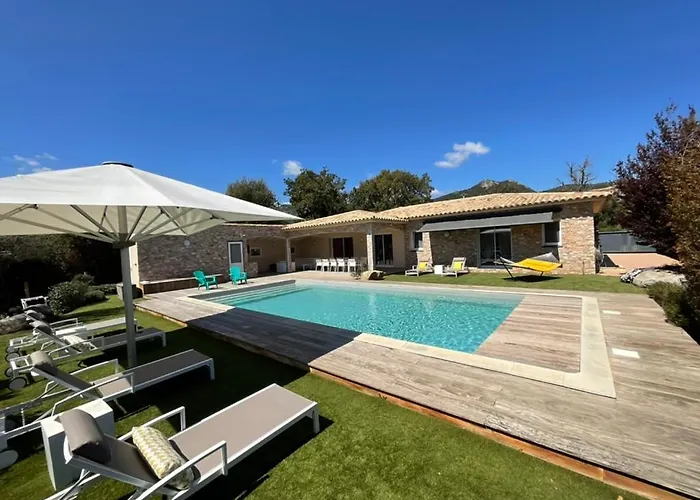 Poggio Rosso - Pool-house & Piscine Chauffee Villa Sainte-Lucie de Porto-Vecchio